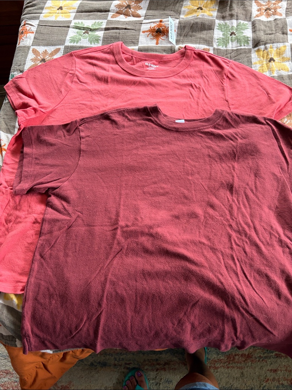 Old Navy Navy Crop and regular length tshirts
